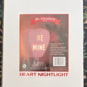 Mr. Christmas Heart Nightlight - Pink